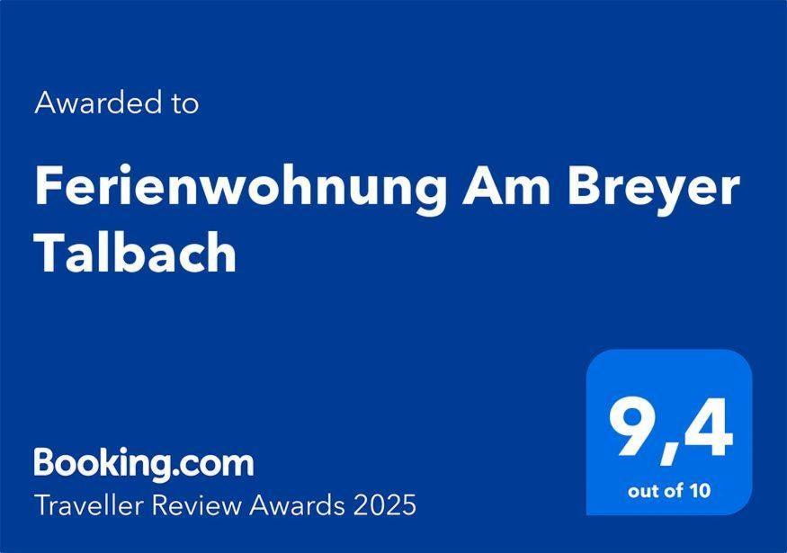 Ferienwohnung Am Breyer Talbach ภายนอก รูปภาพ